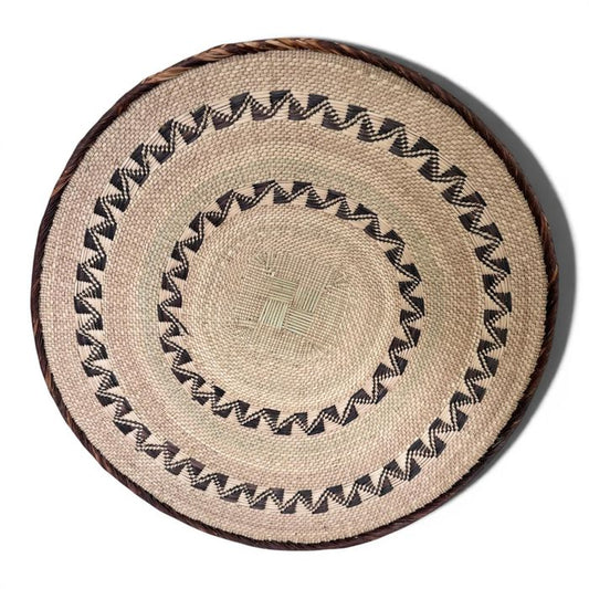 26 Inch African Wall Basket | Tonga Basket | African Wall Baskets | Wabisabi Basket | Woven Basket | Wall Basket | African Décor