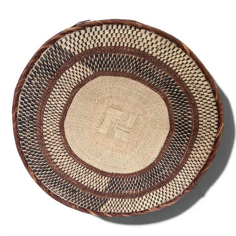 26 Inch African Wall Basket | Tonga Basket | African Wall Baskets | Wabisabi Basket | Woven Basket | Wall Basket | African Décor
