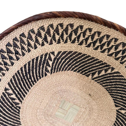 26 Inch African Wall Basket | Tonga Basket | African Wall Baskets | Wabisabi Basket | Woven Basket | Wall Basket | African Décor