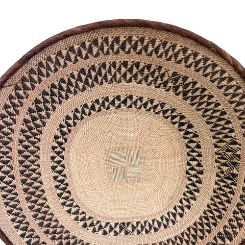 26 Inch African Wall Basket | Tonga Basket | African Wall Baskets | Wabisabi Basket | Woven Basket | Wall Basket | African Décor