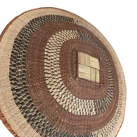 26 Inch African Wall Basket | Tonga Basket | African Wall Baskets | Wabisabi Basket | Woven Basket | Wall Basket | African Décor