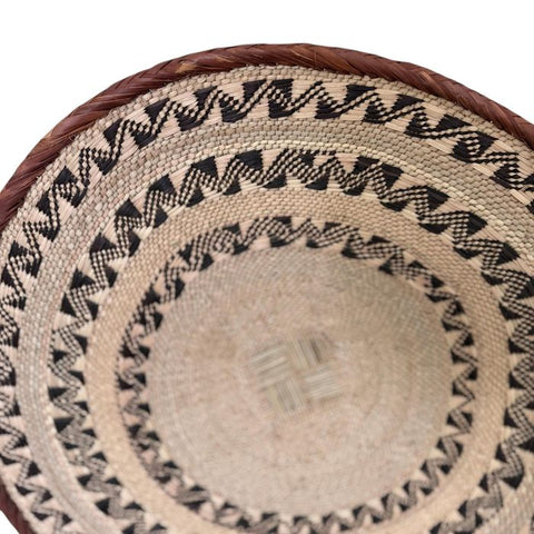 26 Inch African Wall Basket | Tonga Basket | African Wall Baskets | Wabisabi Basket | Woven Basket | Wall Basket | African Décor