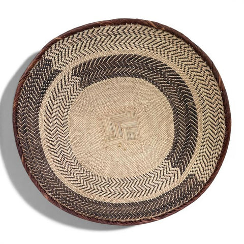 26 Inch African Wall Basket | Tonga Basket | African Wall Baskets | Wabisabi Basket | Woven Basket | Wall Basket | African Décor
