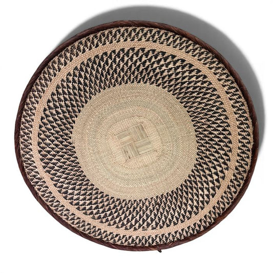 27-28 Inch African Wall Basket | Tonga Basket | African Wall Baskets | Wabisabi Basket | Woven Basket | Wall Basket | African Décor