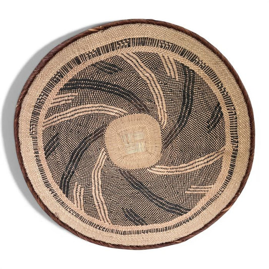 27-28 Inch African Wall Basket | Tonga Basket | African Wall Baskets | Wabisabi Basket | Woven Basket | Wall Basket | African Décor