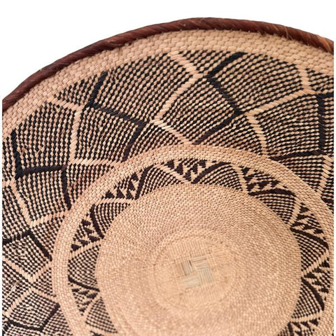 27-28 Inch African Wall Basket | Tonga Basket | African Wall Baskets | Wabisabi Basket | Woven Basket | Wall Basket | African Décor