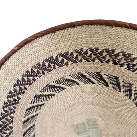 27-28 Inch African Wall Basket | Tonga Basket | African Wall Baskets | Wabisabi Basket | Woven Basket | Wall Basket | African Décor