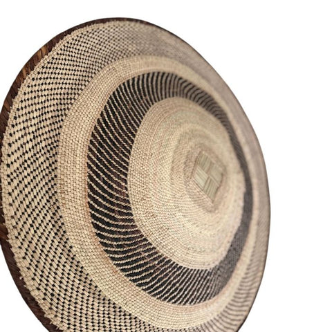27-28 Inch African Wall Basket | Tonga Basket | African Wall Baskets | Wabisabi Basket | Woven Basket | Wall Basket | African Décor