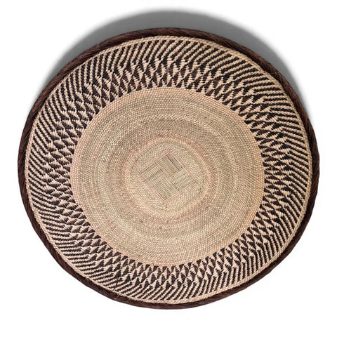 27-28 Inch African Wall Basket | Tonga Basket | African Wall Baskets | Wabisabi Basket | Woven Basket | Wall Basket | African Décor