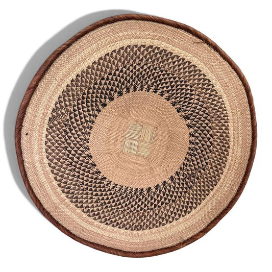 32 Inch African Wall Basket | Tonga Basket | African Wall Baskets | Wabisabi Basket | Woven Basket | Wall Basket | African Décor
