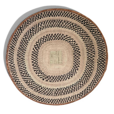 26 Inch African Wall Basket | Tonga Basket | African Wall Baskets | Wabisabi Basket | Woven Basket | Wall Basket | African Décor