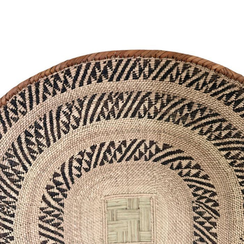 26 Inch African Wall Basket | Tonga Basket | African Wall Baskets | Wabisabi Basket | Woven Basket | Wall Basket | African Décor