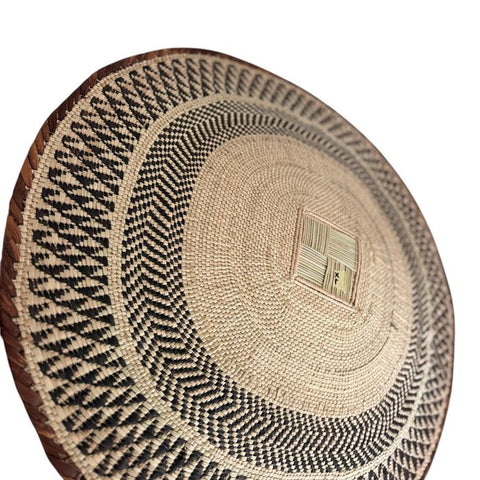 26 Inch African Wall Basket | Tonga Basket | African Wall Baskets | Wabisabi Basket | Woven Basket | Wall Basket | African Décor