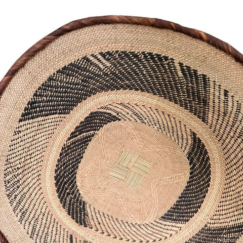 26 Inch African Wall Basket | Tonga Basket | African Wall Baskets | Wabisabi Basket | Woven Basket | Wall Basket | African Décor