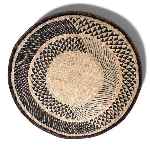 26 Inch African Wall Basket | Tonga Basket | African Wall Baskets | Wabisabi Basket | Woven Basket | Wall Basket | African Décor