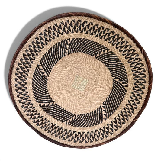 26 Inch African Wall Basket | Tonga Basket | African Wall Baskets | Wabisabi Basket | Woven Basket | Wall Basket | African Décor