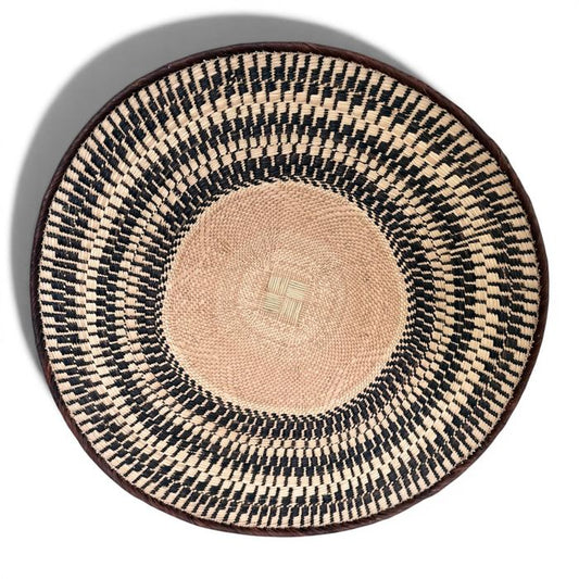 26 Inch African Wall Basket | Tonga Basket | African Wall Baskets | Wabisabi Basket | Woven Basket | Wall Basket | African Décor