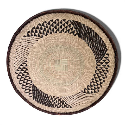 26 Inch African Wall Basket | Tonga Basket | African Wall Baskets | Wabisabi Basket | Woven Basket | Wall Basket | African Décor