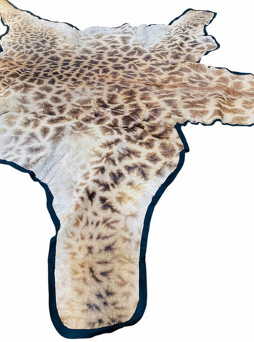 Like New! African Giraffe Hide Rug