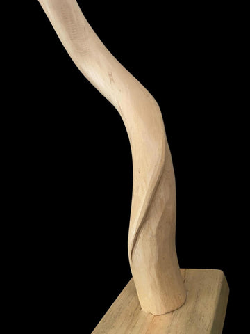 Wooden Kudu Horn Sculpture - Paulski Art