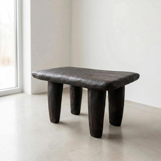 XL African Senufo Stool - Paulski Art