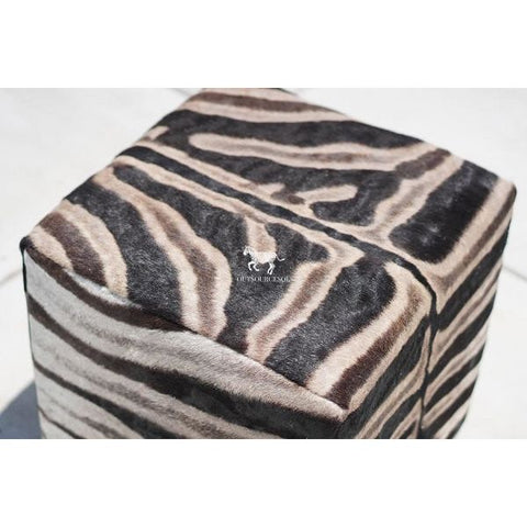 real zebra skin furniture