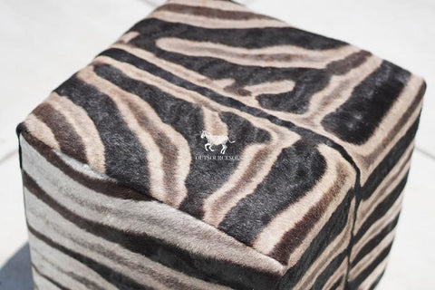 real zebra skin furniture