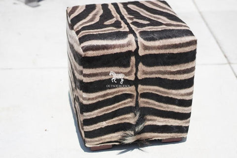 zebra pelt stool