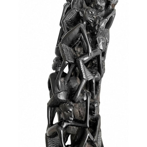 makonde tree of life tanzania ebony art carving