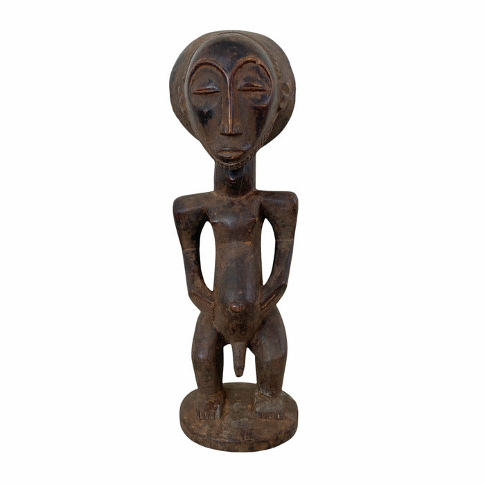 Antique african figurine and masks