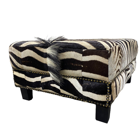 zebra ottoman furniture