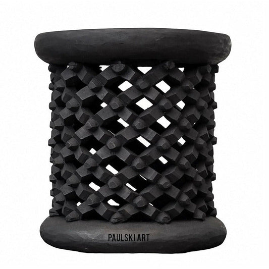 African Bamileke Stool/Table - Paulski Art