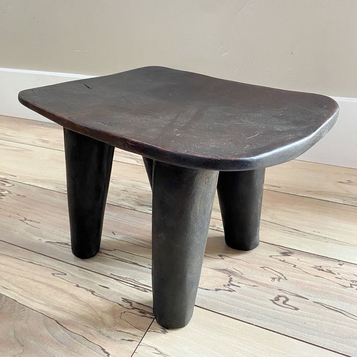 12"W x 8"H Senufo Stool | African Senufo Stool | African End Table | African Wooden Table | African Bench | Side Stool | Vintage Bench