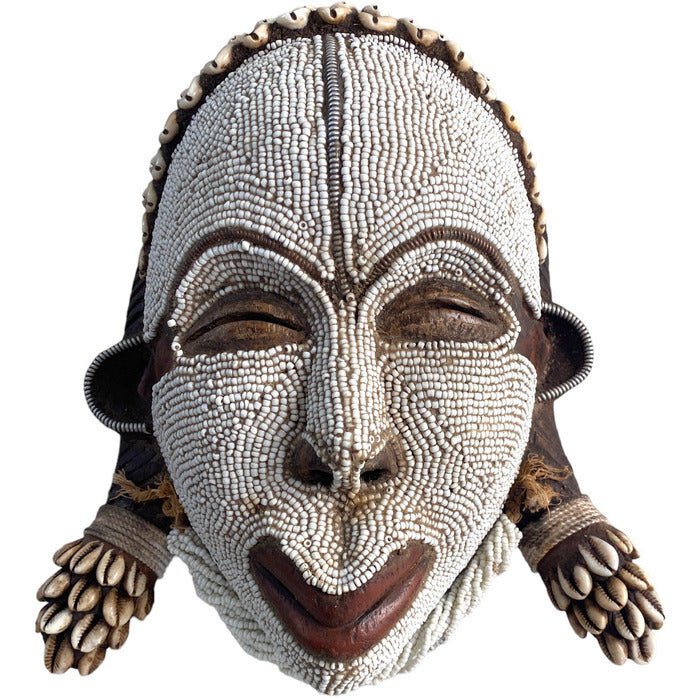 BX Baule Beaded African Mask