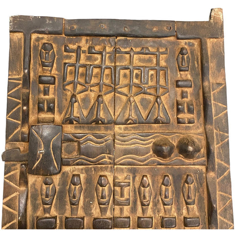 Genuine Antique Dogon Door | African Art Wall Decor | African Masks | African Carvings | Dogon Granary Door | Wall Decor | Door Decor