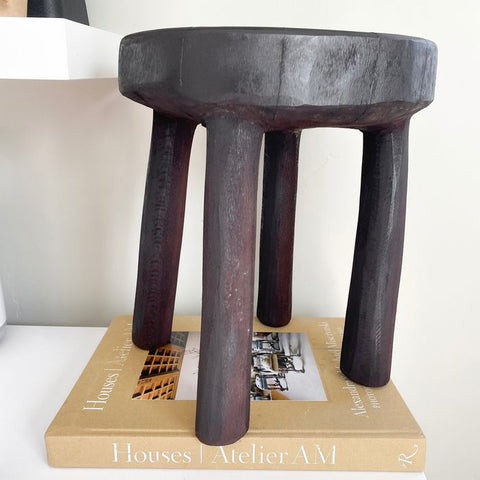 11”W x 13”H Lobi Stool | African Senufo Stool | African End Table | African Wooden Table | African Bench | Side Stool | Furniture