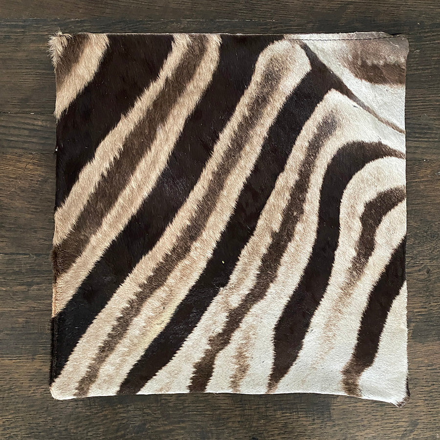 16" Zebra Hide Pillow Cover 10